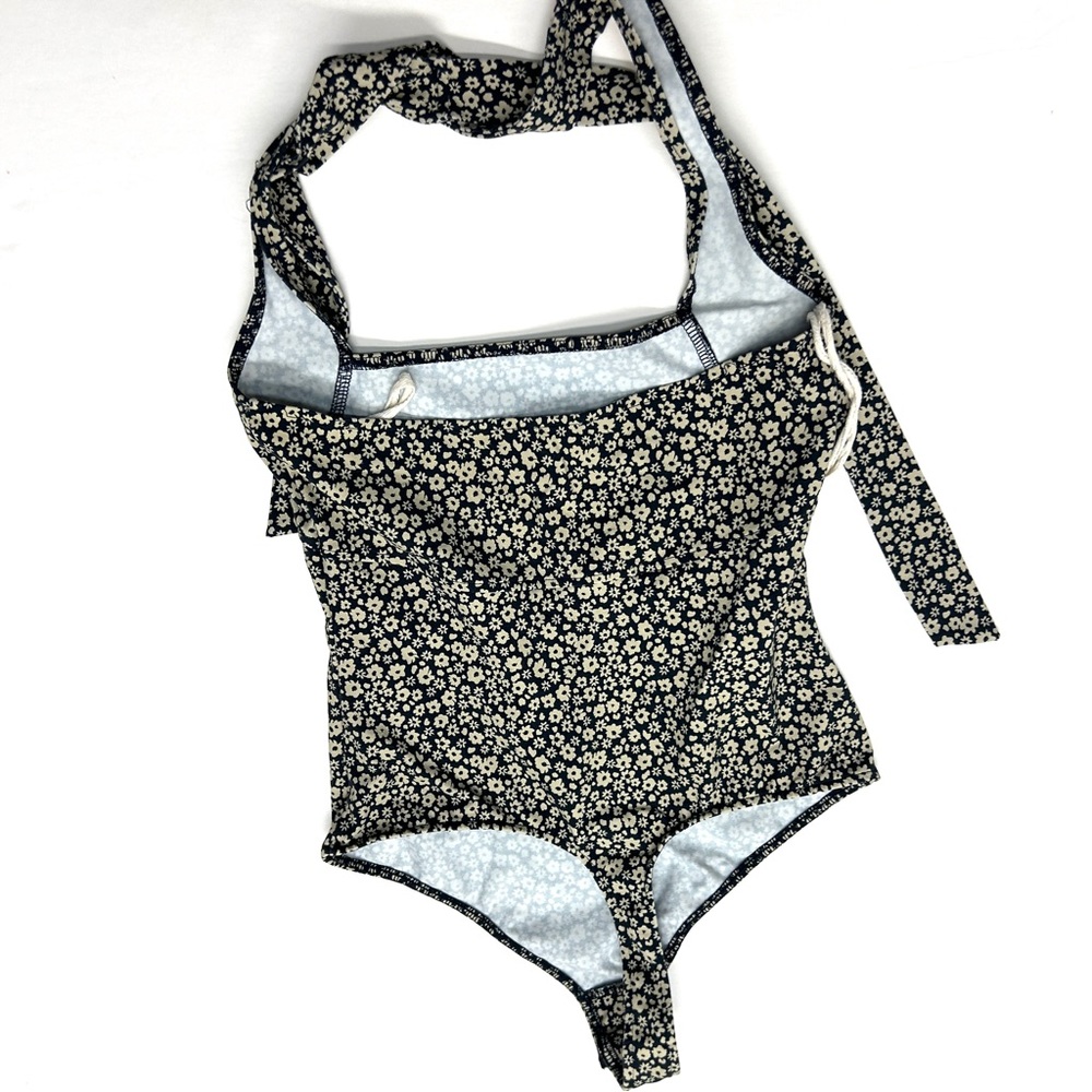 $5/25 Intimately Free People Talk Back Square Neck Halter Bodysuit Leotard Thong - Picture 8 of 8
